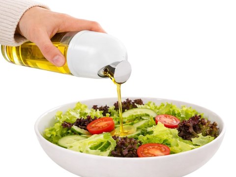 Butelka dozownik na oliwę szklany grawitacyjny do oleju octu wina 510 ml