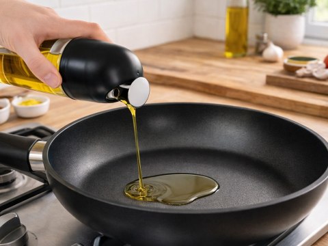 Butelka dozownik na oliwę szklany grawitacyjny do oleju octu wina 510 ml