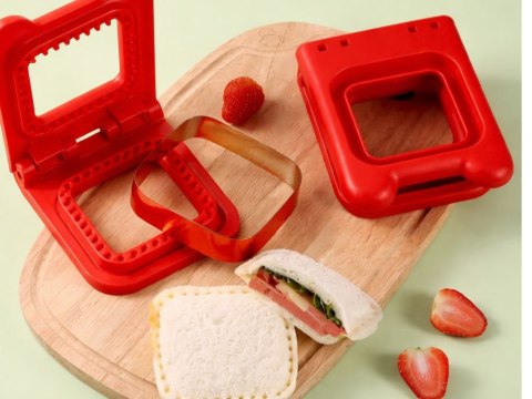 Foremka do kanapek tostów wykrawacz forma zgrzewarka do chleba dla dzieci