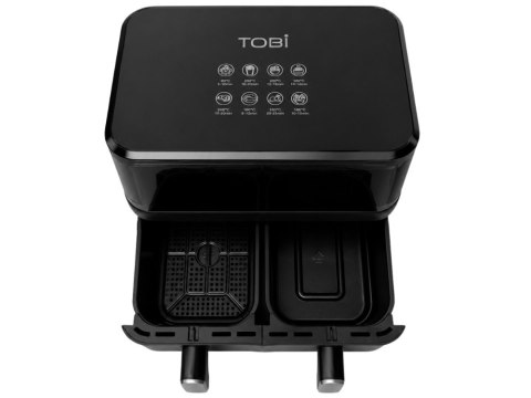 Frytkownica beztłuszczowa air fryer 15l 2400w podwójna dwukomorowa 6 trybów