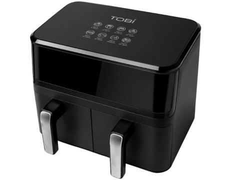 Frytkownica beztłuszczowa air fryer 15l 2400w podwójna dwukomorowa 6 trybów
