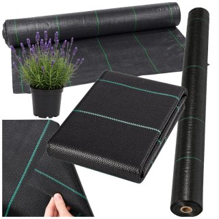 Gruba agrowłóknina agrotkanina 70g 1x20m antchwastowa agrotkanina czarna