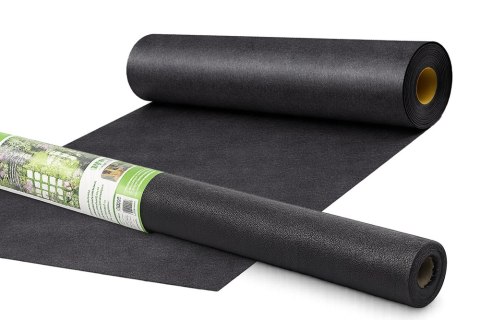 Gruba agrowłóknina czarna 50g 1x30m otulina antychwastowa mata ściółkująca