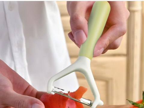 Obieraczka do warzyw i owoców podwójne ostrze ergonomiczna obierak skrobak