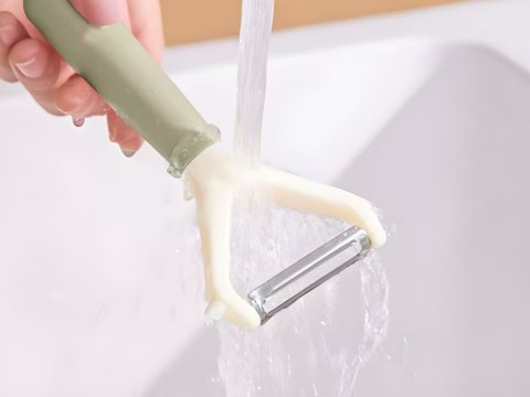 Obieraczka do warzyw i owoców podwójne ostrze ergonomiczna obierak skrobak
