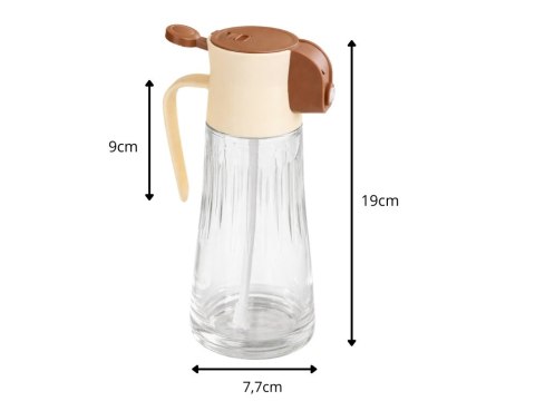 Spryskiwacz do oliwy oleju octu 2w1 dozownik w spreyu szklany 380ml