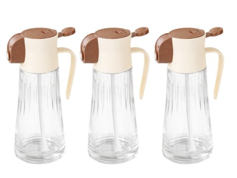 Spryskiwacz do oliwy oleju octu 2w1 dozownik w spreyu szklany 380ml