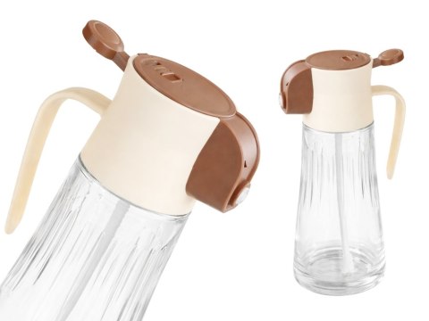 Spryskiwacz do oliwy oleju octu 2w1 dozownik w spreyu szklany 380ml
