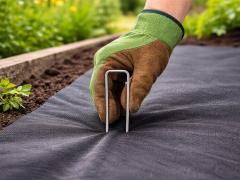 Szpilki do mocowania agrowłówkniny agrotkaniny kołki 10szt 15cm DIVODV