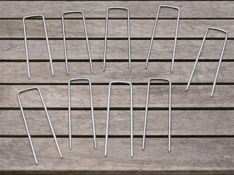 Szpilki do mocowania agrowłówkniny agrotkaniny kołki 10szt 15cm DIVODV