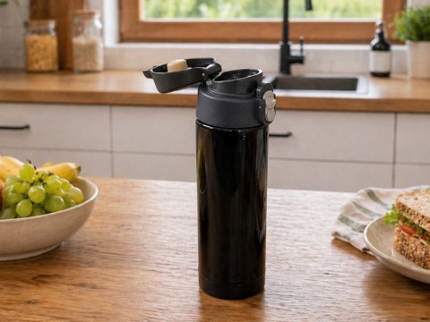 Termos kubek termiczny 400ml do kawy z ustnikiem szczelny do szkoły pracy