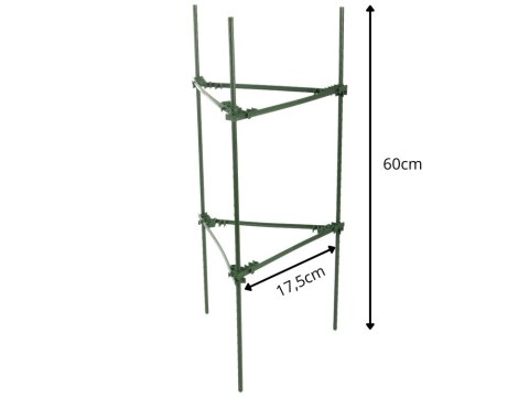 Tyczka podpora do roślin trójkątna 60 cm stabilna ogród działka DIVODV