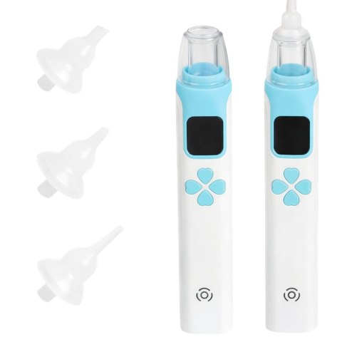 Aspirator do nosa dla dzieci odciągacz katar elektryczny usb 4 końcówki