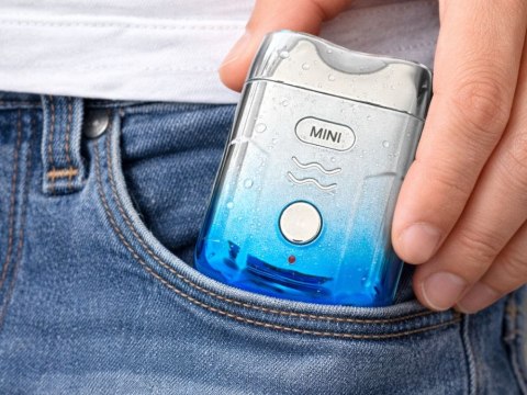 Mini golarka usb trymer maszynka kieszonkowa do brody twarzy dla mężczyzn