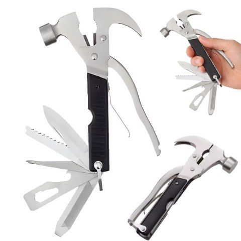 Młotek wielofunkcyjny 18w1 multitool narzędzie survival młotek piła obcęgi