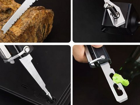 Młotek wielofunkcyjny 18w1 multitool narzędzie survival młotek piła obcęgi