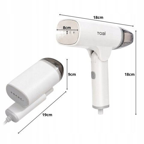 Parownica do ubrań żelazko parowe ręczne steamer parowy 1500w składana