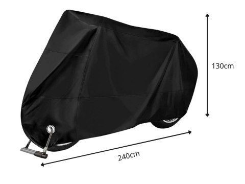 Pokrowiec na rower motor wodoodporny 240x130 z klamrą ściągacz osłona uv