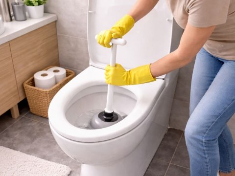 Przepychacz do wc toalety umywalki zlewu gumowy mocny udrażniacz przyssawka