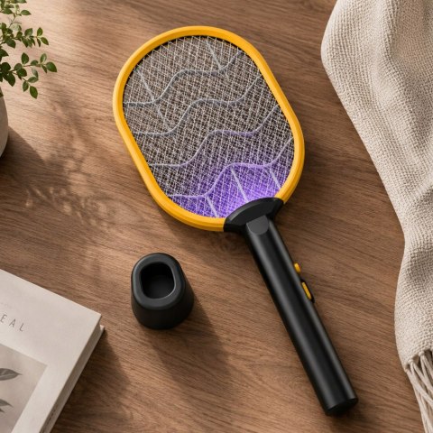 Elektryczna łapka na komary muchy owady ćmy usb lampa uv rakieta 2 tryby