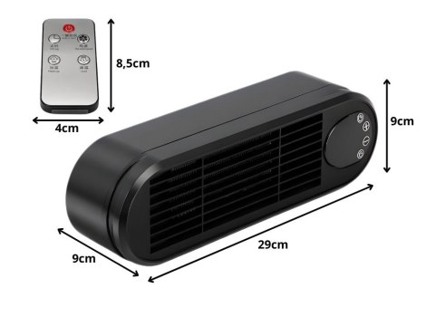 Grzejnik elektryczny farelka termowentylator 1000w z pilotem ogrzewacz