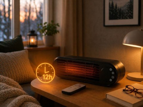 Grzejnik elektryczny farelka termowentylator 1000w z pilotem ogrzewacz