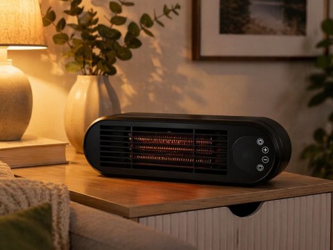 Grzejnik elektryczny farelka termowentylator 1000w z pilotem ogrzewacz