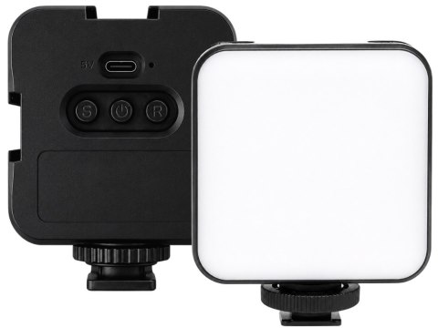 Lampa led rgb mini do foto wideo 150° gwint 1/4'' klips 3000k - 6500k 5,5w