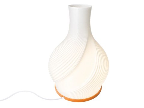 Lampa stołowa led wazon 2w1 dekoracyjna regulacja jasności 3 barwy wewnątrz