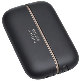 Magnetyczny ogrzewacz elektryczny do rąk dłoni 2w1 usb czarny kieszonkowy