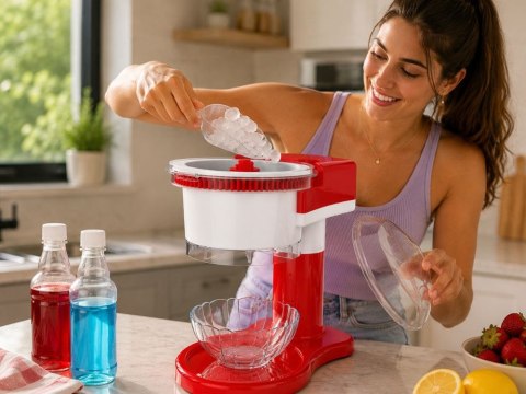 Maszyna do slushy lodów granity sorbetów koktajli drinków ice slush deserów