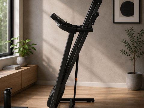 Bieżnia elektryczna treningowa fitness domowa bluetooth 12 km/h 120 kg