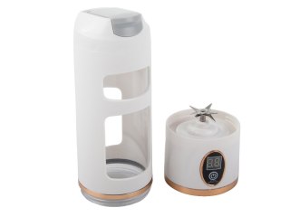 Blender kielichowy bezprzewodowy smoothie kubek mikser 450 ml biały usb