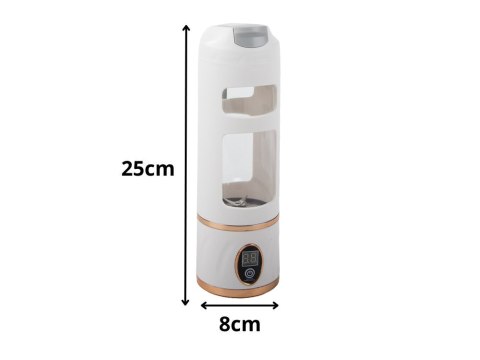 Blender kielichowy bezprzewodowy smoothie kubek mikser 450 ml biały usb