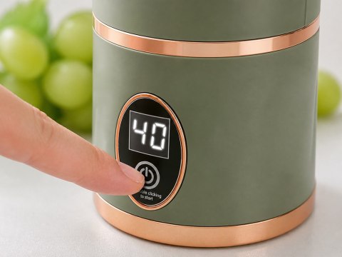 Blender kielichowy bezprzewodowy smoothie kubek mikser 450 ml zielony usb