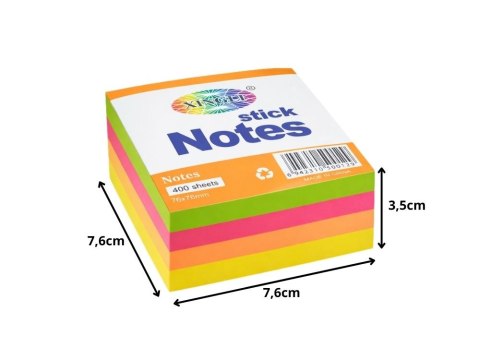 Karteczki samoprzylepne bloczek 400 kartek notesy sticky notes zestaw