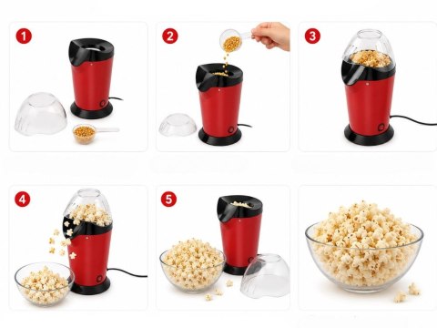 Maszyna do popcornu beztłuszczowa urządzenie do robienia popcornu 1200w