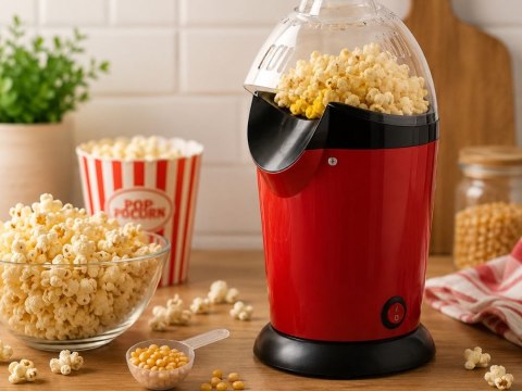 Maszyna do popcornu beztłuszczowa urządzenie do robienia popcornu 1200w