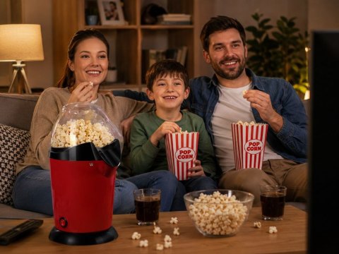 Maszyna do popcornu beztłuszczowa urządzenie do robienia popcornu 1200w