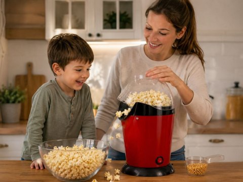 Maszyna do popcornu beztłuszczowa urządzenie do robienia popcornu 1200w