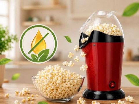 Maszyna do popcornu beztłuszczowa urządzenie do robienia popcornu 1200w