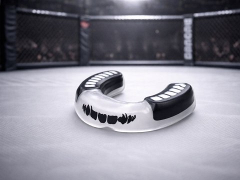 Ochraniacz na zęby pojedynczy szczęka bokserska boks mma sport + etui