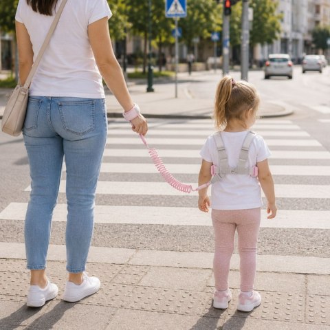 Szelki opaska dla dziecka przeciwko ucieczce zagubieniu się regulowane dłoń