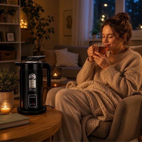 Czajnik elektryczny bezprzewodowy dzbanek termos cichy 3,5l 1500w czarny