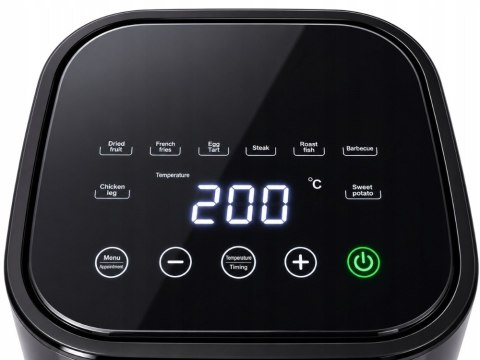 Frytkownica beztłuszczowa air frayer 1200w 4l dotykowy panel 8 programów