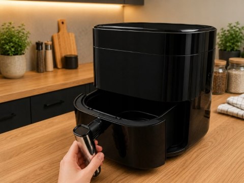 Frytkownica beztłuszczowa air frayer 1200w 4l dotykowy panel 8 programów