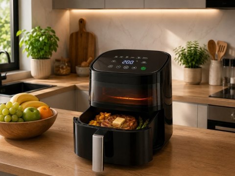 Frytkownica beztłuszczowa air frayer 1200w 4l dotykowy panel 8 programów