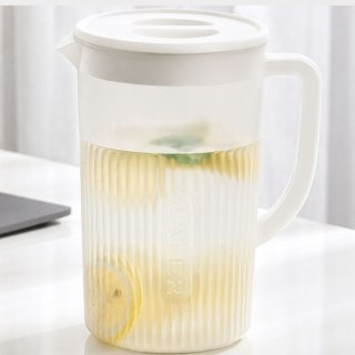 Dzbanek plastikowy 3l z pokrywką do wody soku napojów lemoniady pojemny