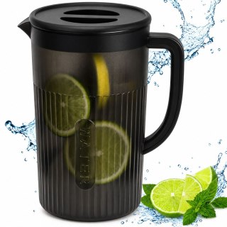 Dzbanek plastikowy 3l z pokrywką do wody soku napojów lemoniady pojemny