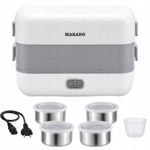 Elektryczny lunch box podgrzewacz do jedzenia termos 200w 4 pojemniki